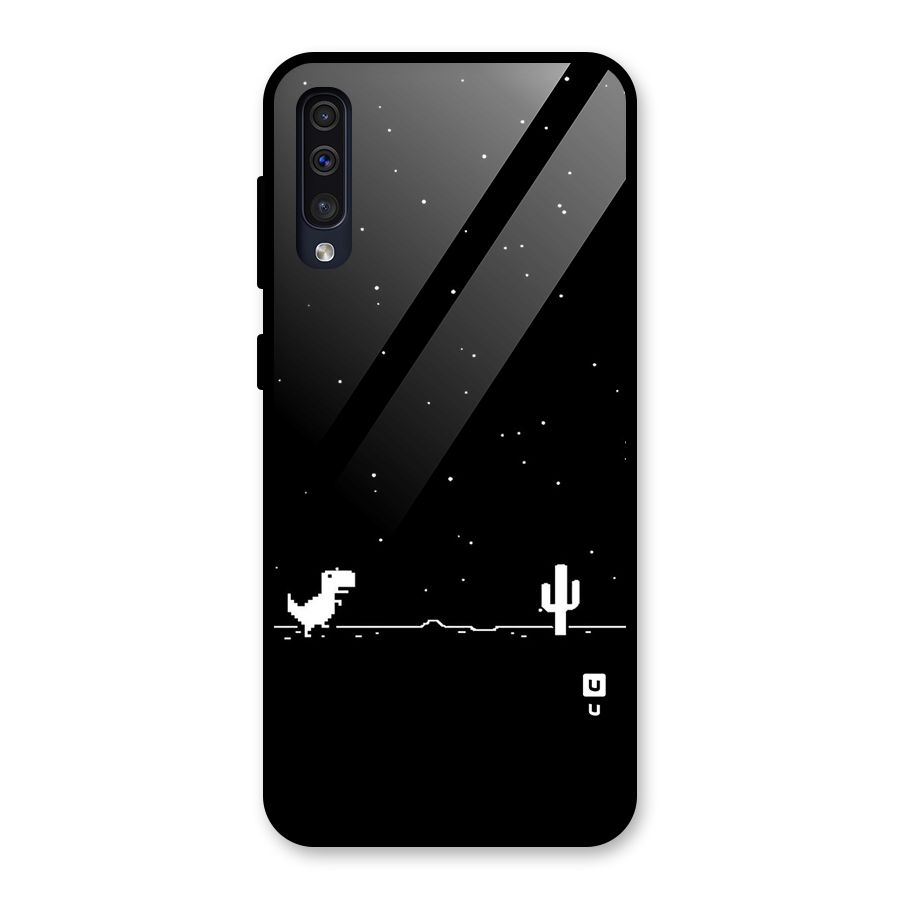 No Connection Night Glass Back Case for Galaxy A50