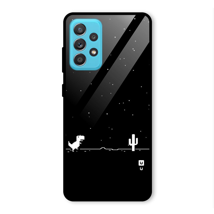 No Connection Night Glass Back Case for Galaxy A52s 5G