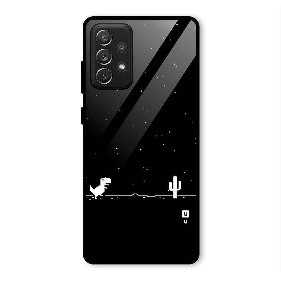 No Connection Night Glass Back Case for Galaxy A72