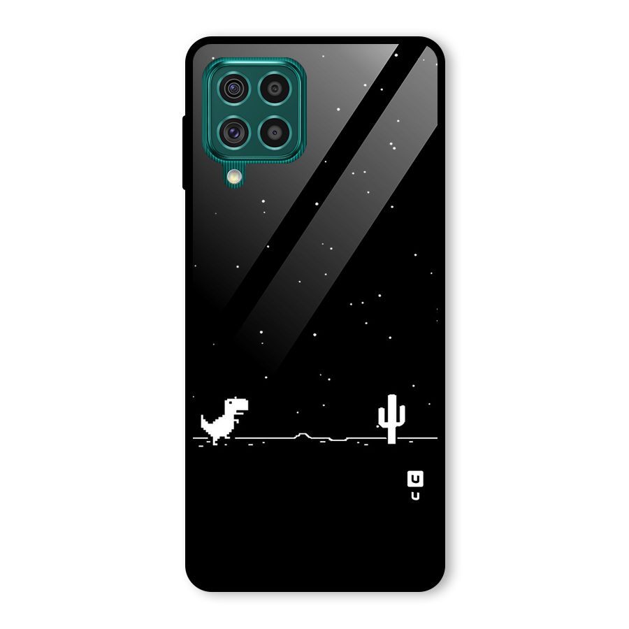 No Connection Night Glass Back Case for Galaxy F62