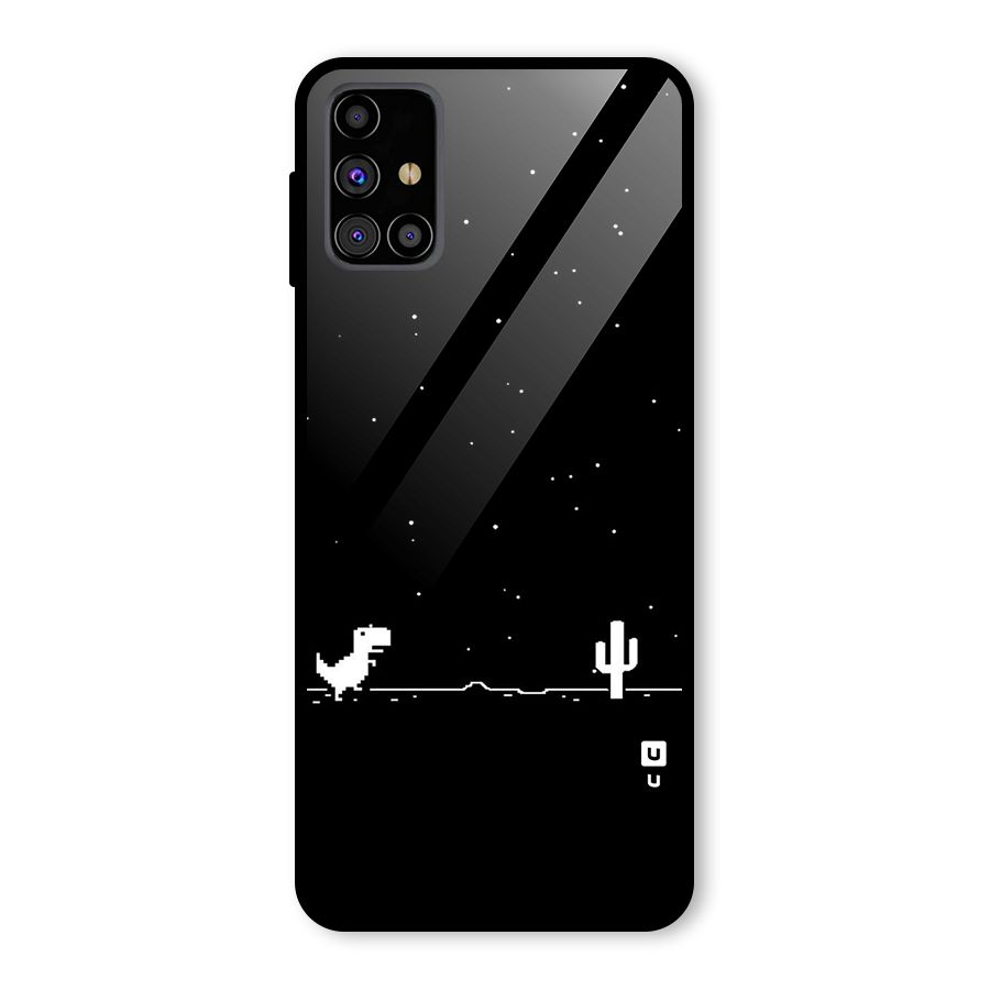 No Connection Night Glass Back Case for Galaxy M31s