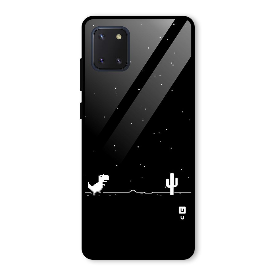 No Connection Night Glass Back Case for Galaxy Note 10 Lite