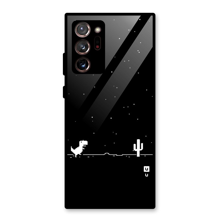 No Connection Night Glass Back Case for Galaxy Note 20 Ultra
