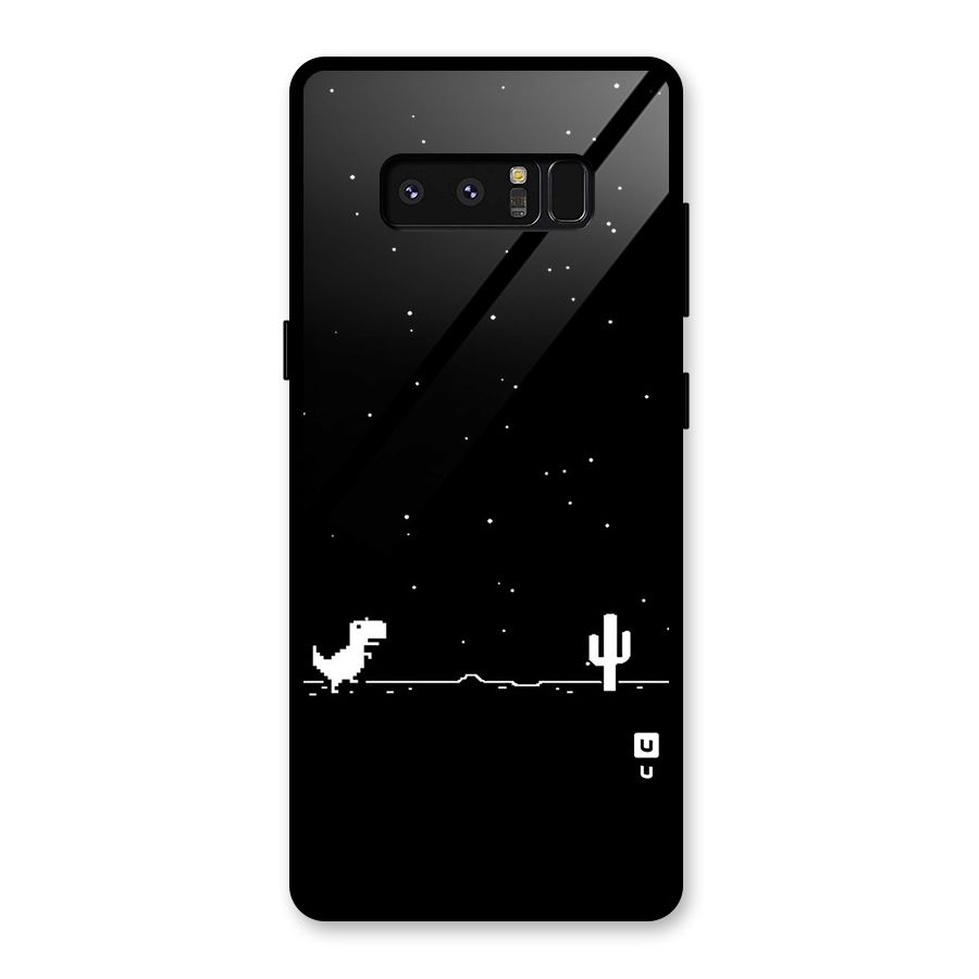 No Connection Night Glass Back Case for Galaxy Note 8