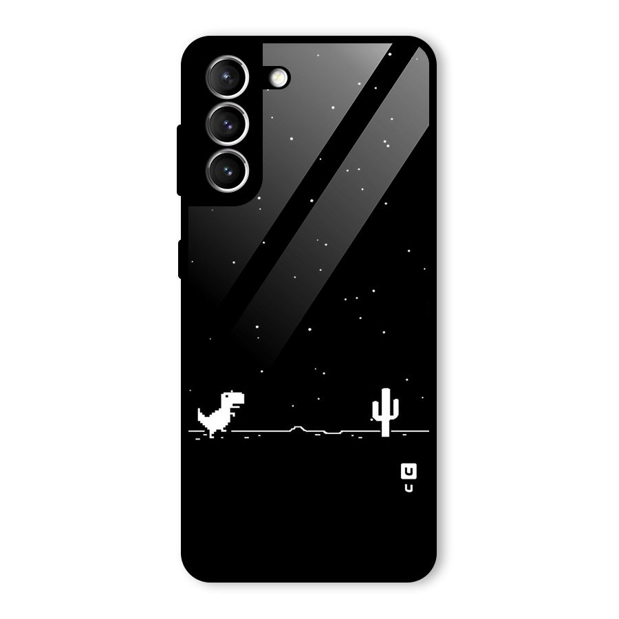 No Connection Night Glass Back Case for Galaxy S21 5G