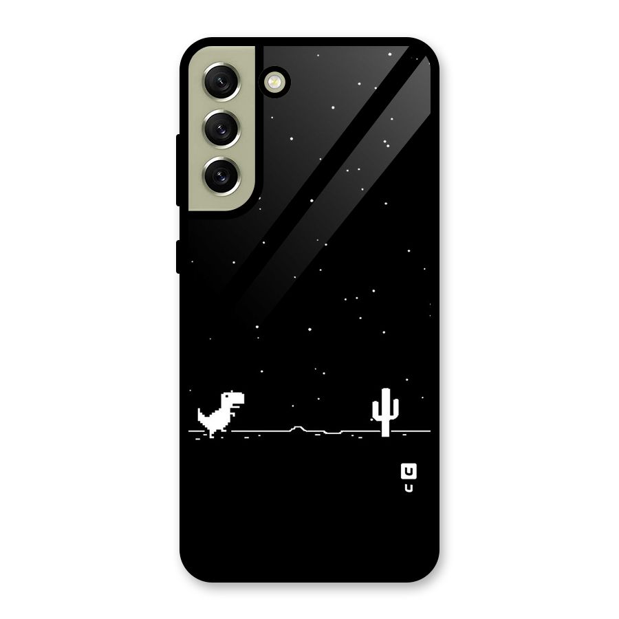 No Connection Night Glass Back Case for Galaxy S21 FE 5G
