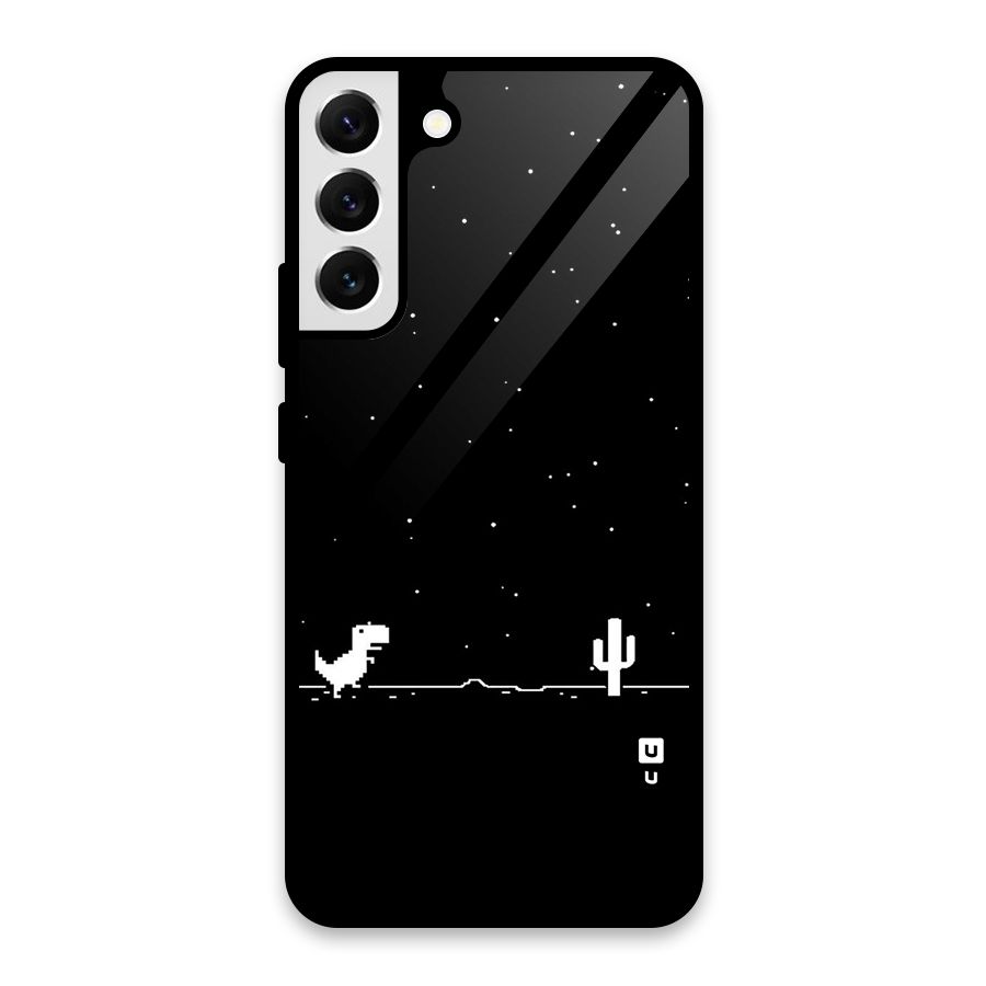 No Connection Night Glass Back Case for Galaxy S22 Plus 5G