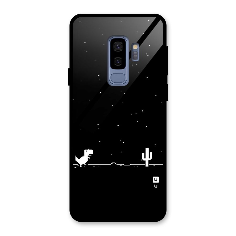 No Connection Night Glass Back Case for Galaxy S9 Plus