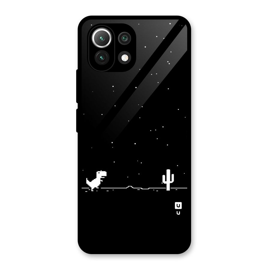 No Connection Night Glass Back Case for Mi 11 Lite