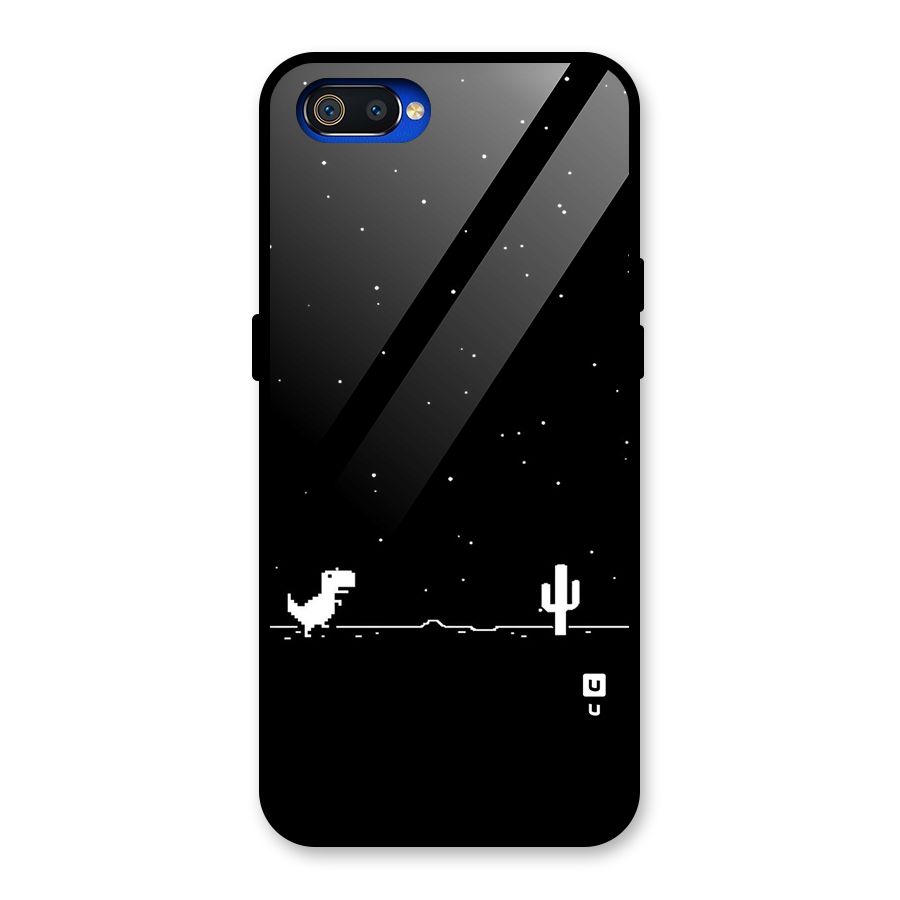 No Connection Night Glass Back Case for Realme C2