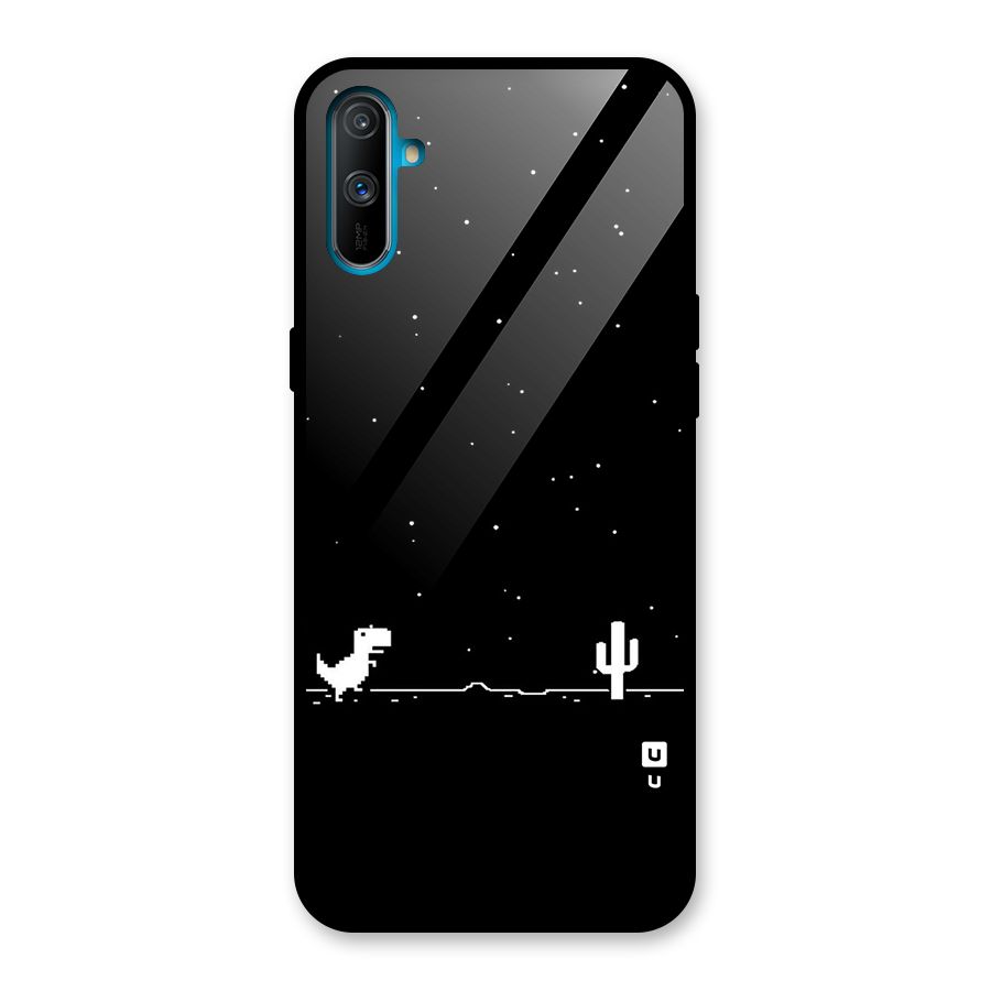 No Connection Night Glass Back Case for Realme C3