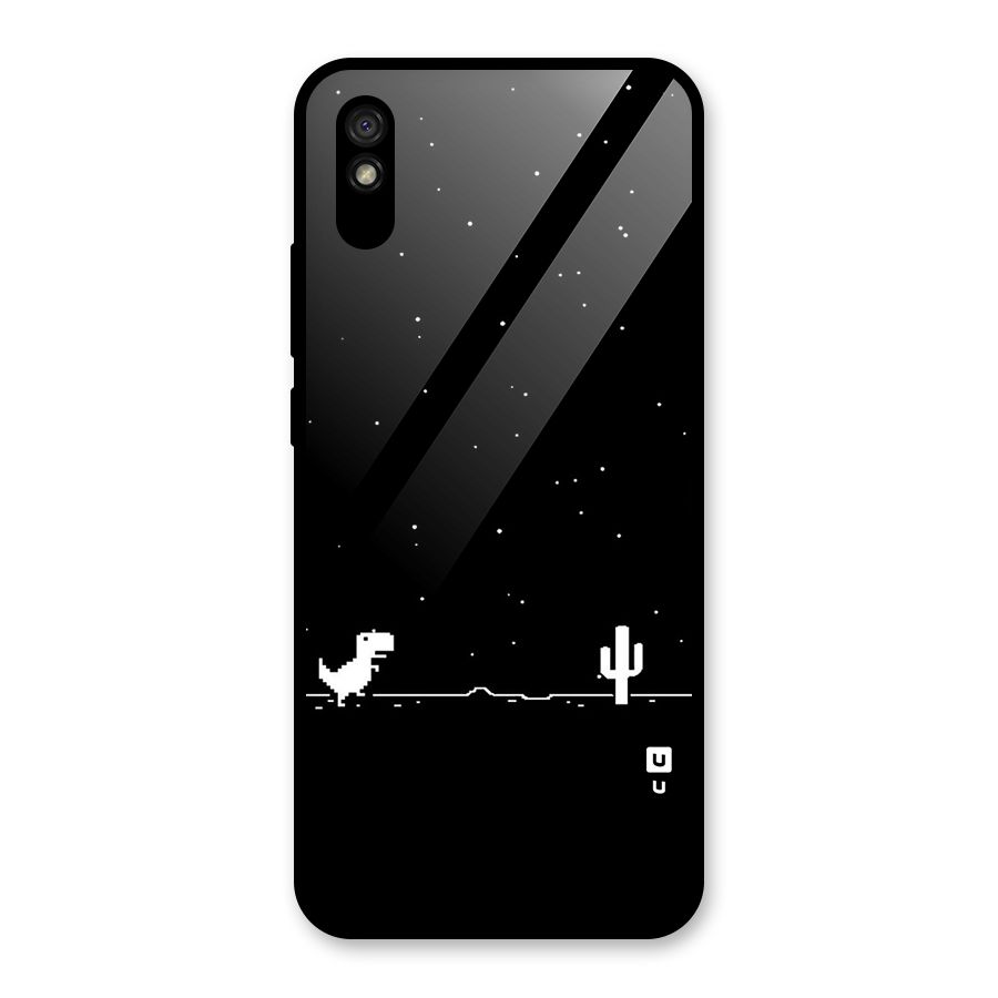 No Connection Night Glass Back Case for Redmi 9A