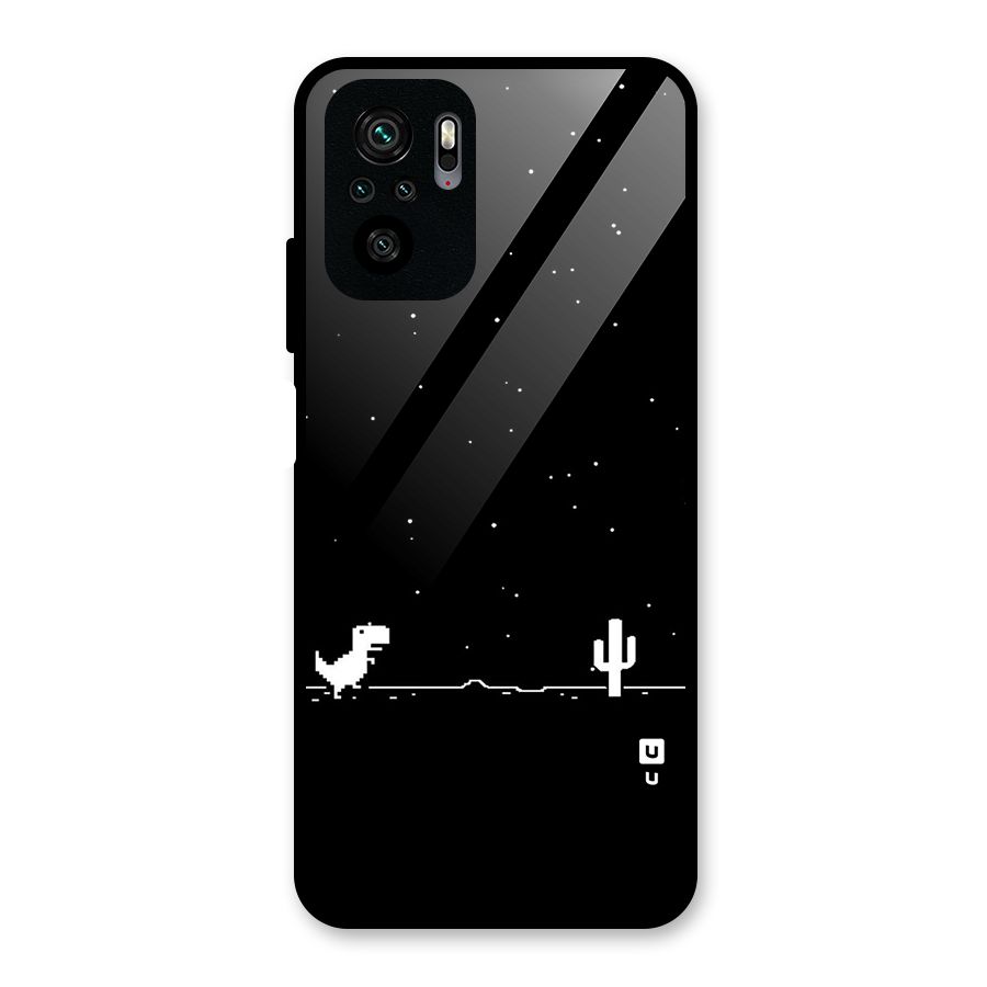 No Connection Night Glass Back Case for Redmi Note 10S