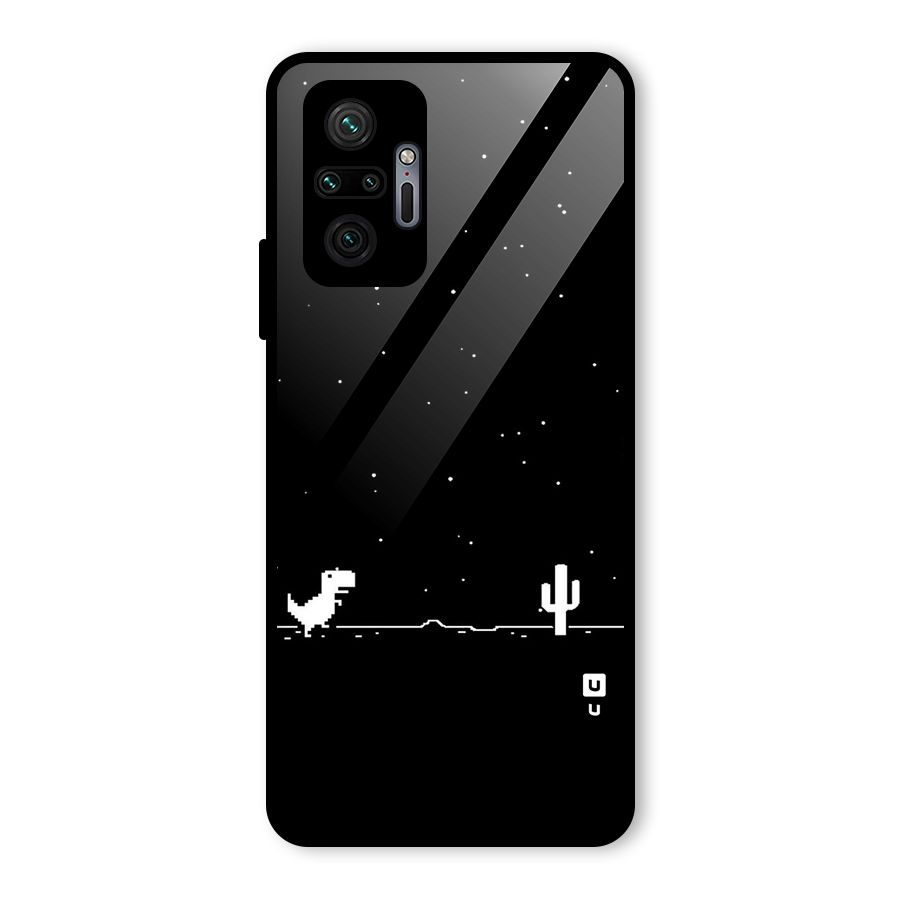 No Connection Night Glass Back Case for Redmi Note 10 Pro