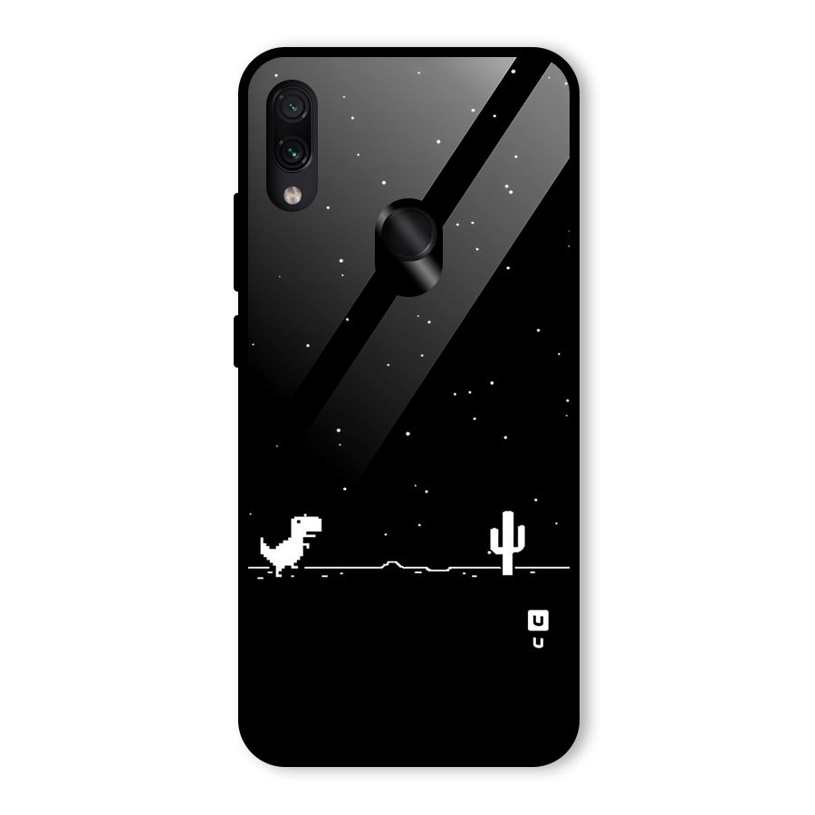 No Connection Night Glass Back Case for Redmi Note 7S