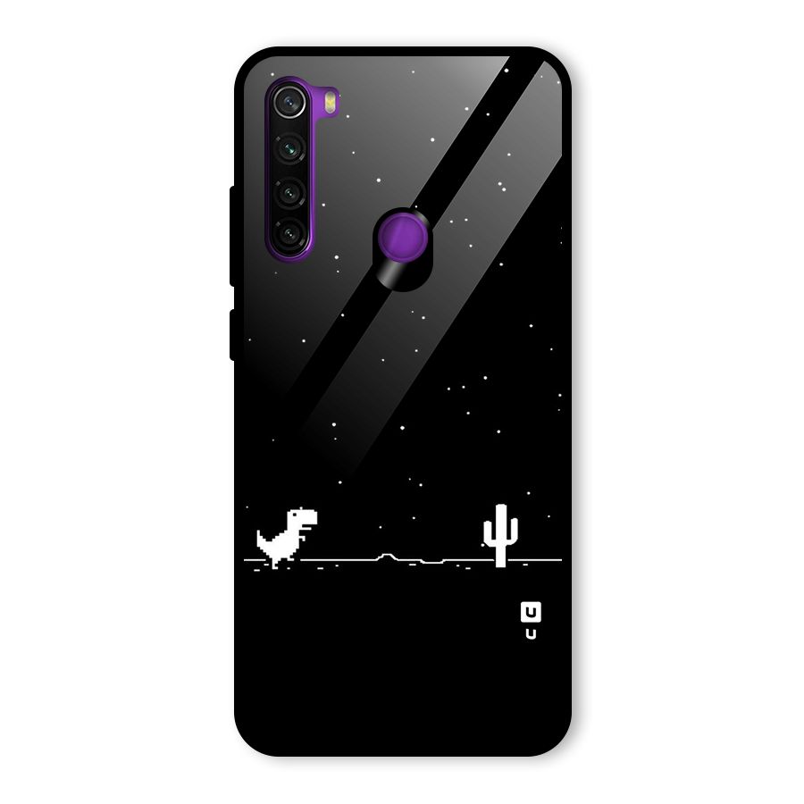 No Connection Night Glass Back Case for Redmi Note 8