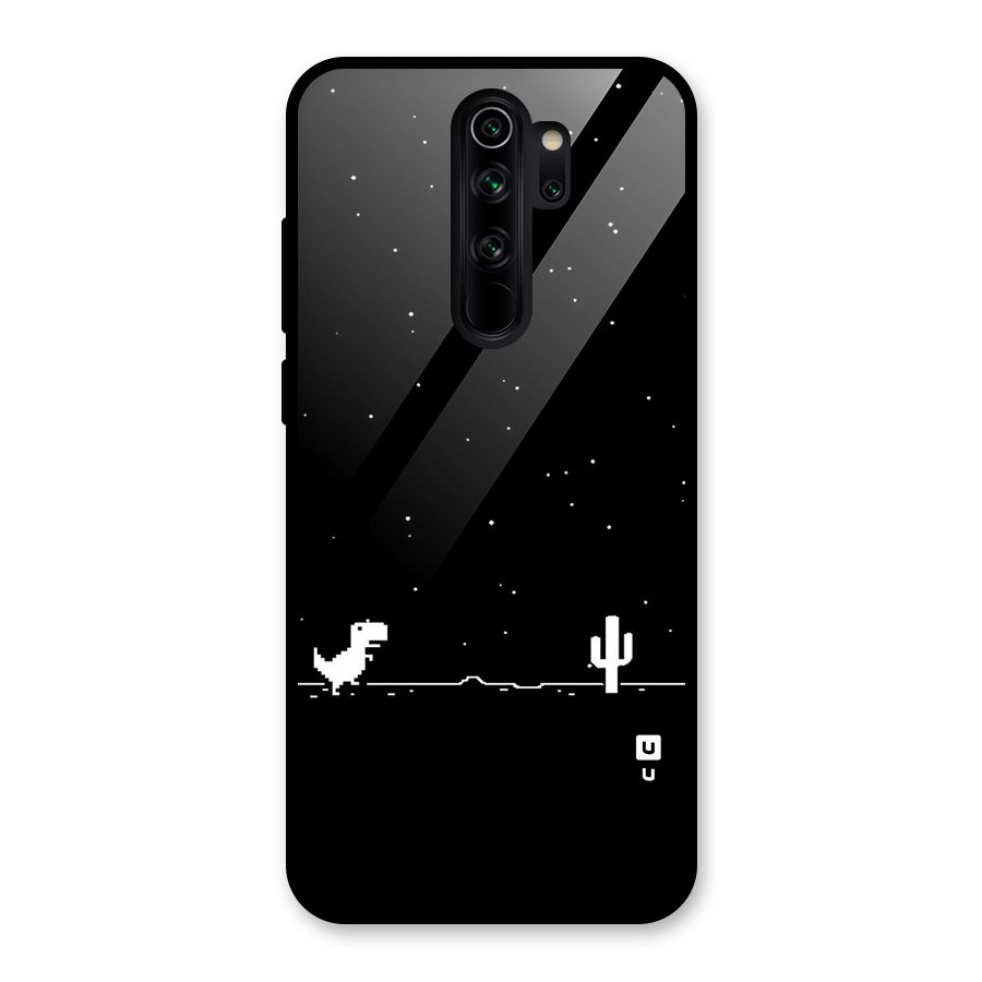 No Connection Night Glass Back Case for Redmi Note 8 Pro