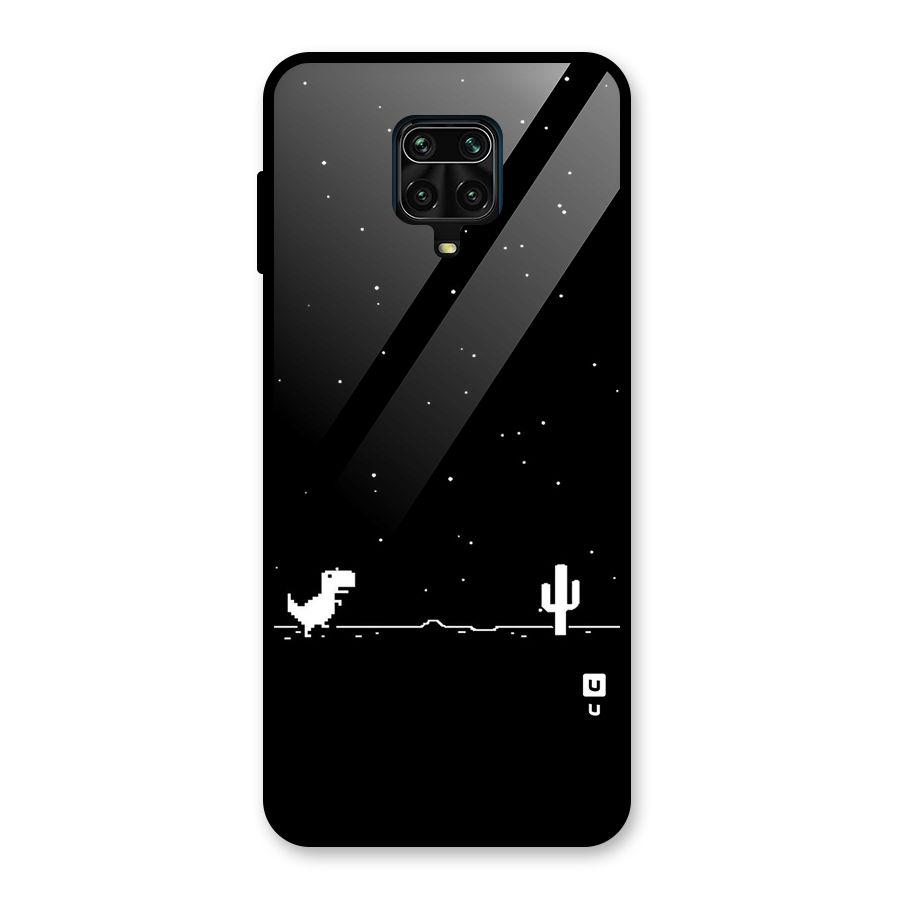 No Connection Night Glass Back Case for Redmi Note 9 Pro