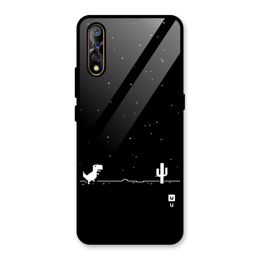 No Connection Night Glass Back Case for Vivo S1