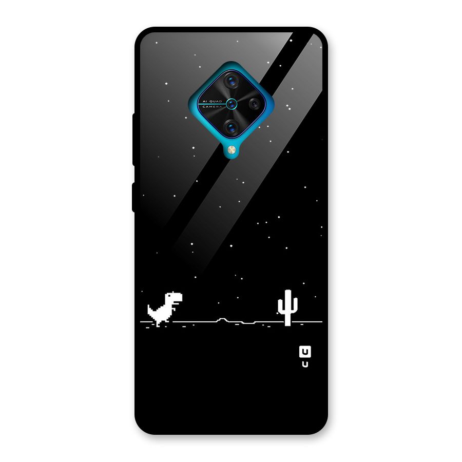 No Connection Night Glass Back Case for Vivo S1 Pro