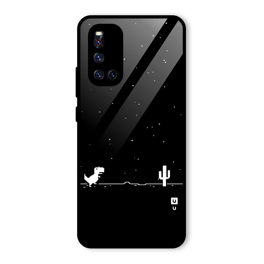No Connection Night Glass Back Case for Vivo V19