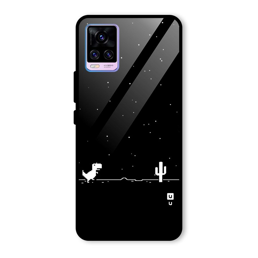 No Connection Night Glass Back Case for Vivo V20 Pro