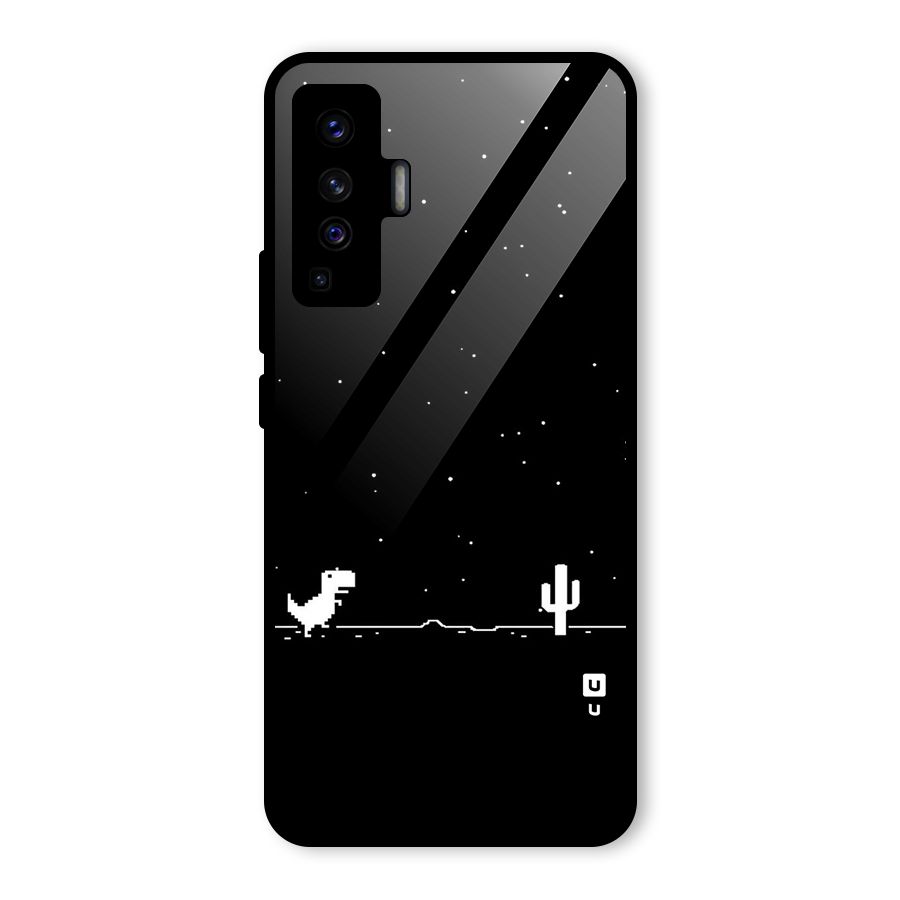 No Connection Night Glass Back Case for Vivo X50