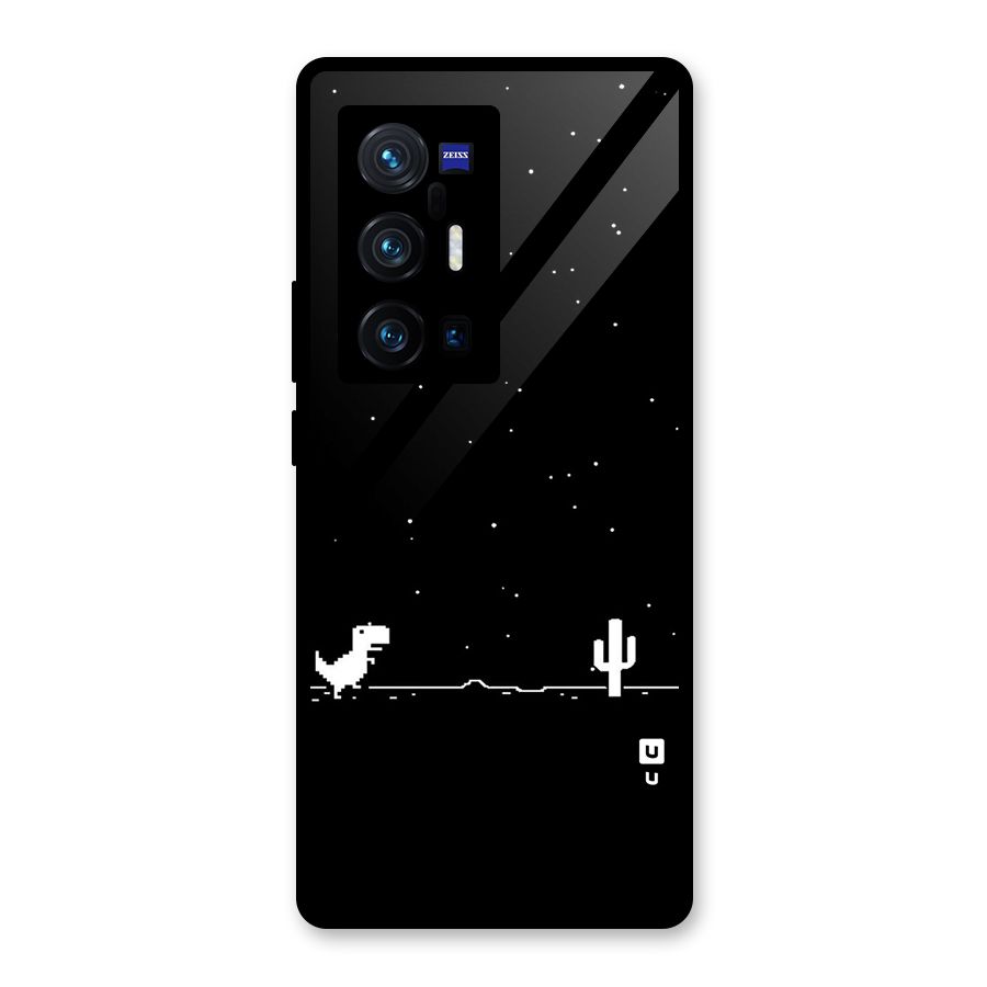 No Connection Night Glass Back Case for Vivo X70 Pro Plus