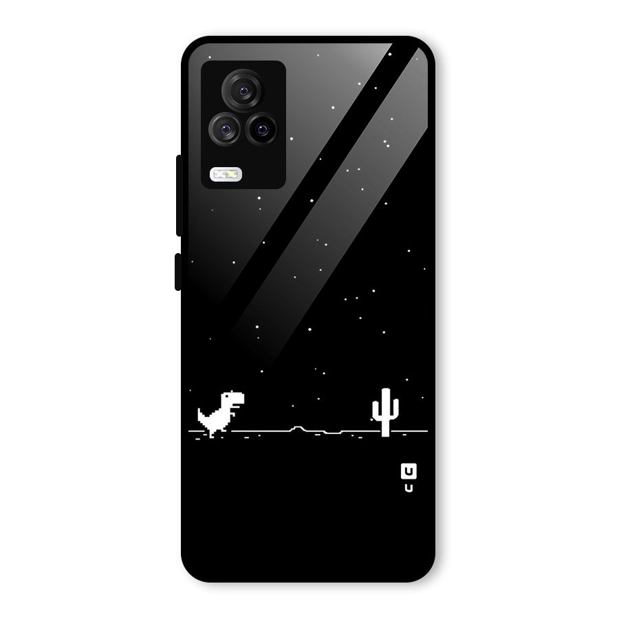 No Connection Night Glass Back Case for Vivo iQOO 7 Legend 5G