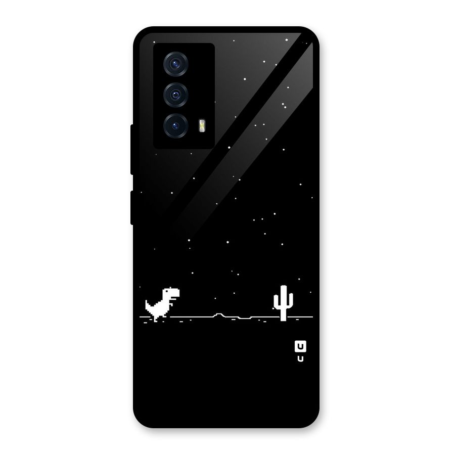 No Connection Night Glass Back Case for Vivo iQOO Z5