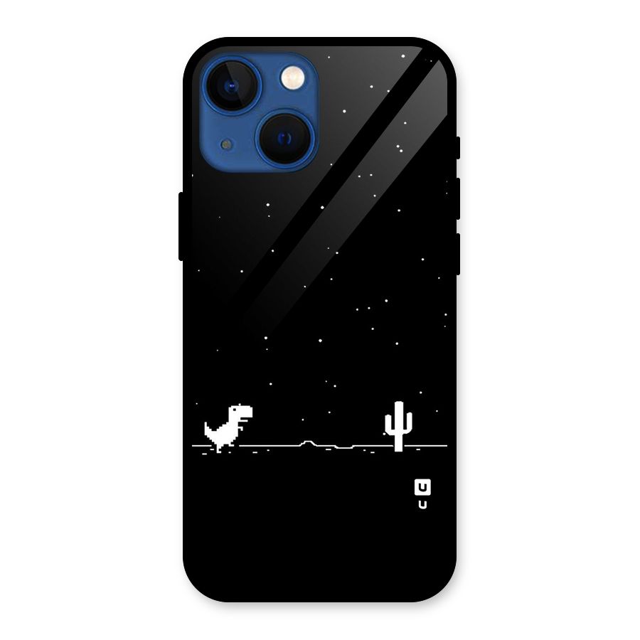 No Connection Night Glass Back Case for iPhone 13 Mini
