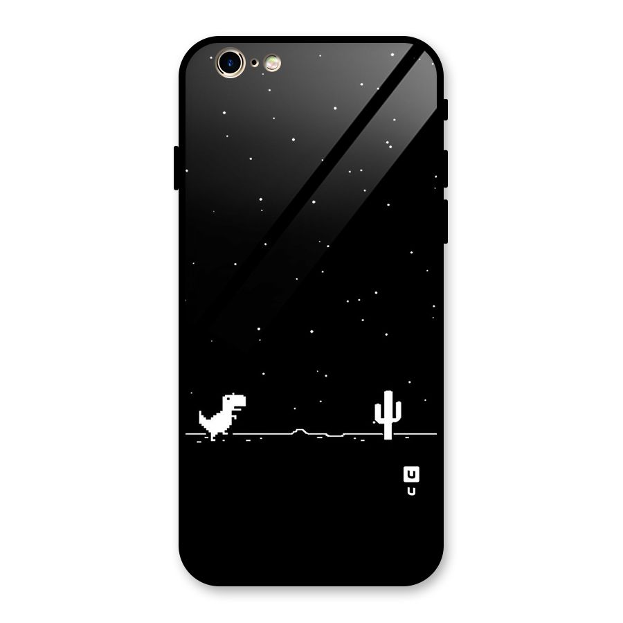 No Connection Night Glass Back Case for iPhone 6 6S
