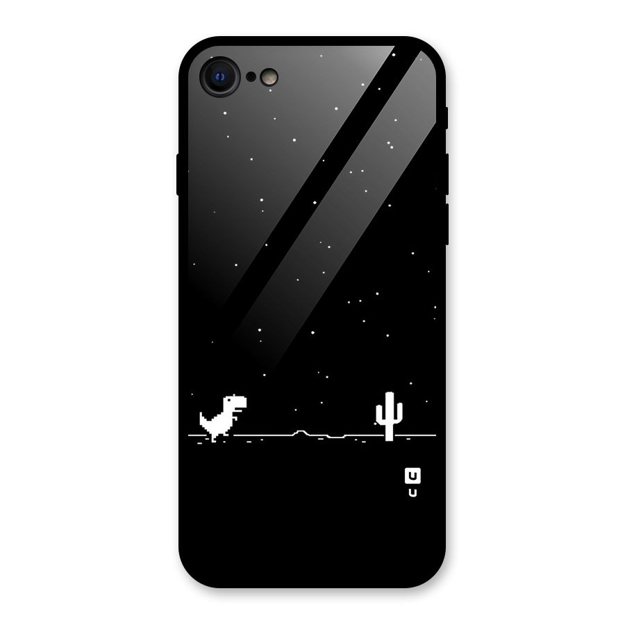 No Connection Night Glass Back Case for iPhone 7