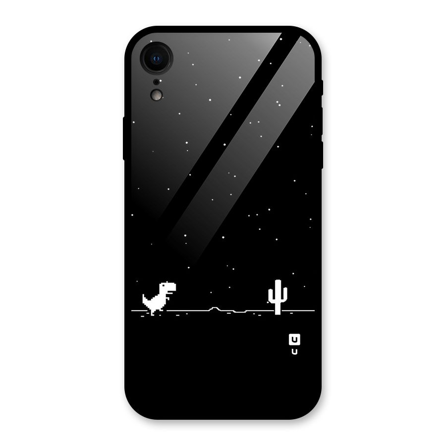No Connection Night Glass Back Case for iPhone XR
