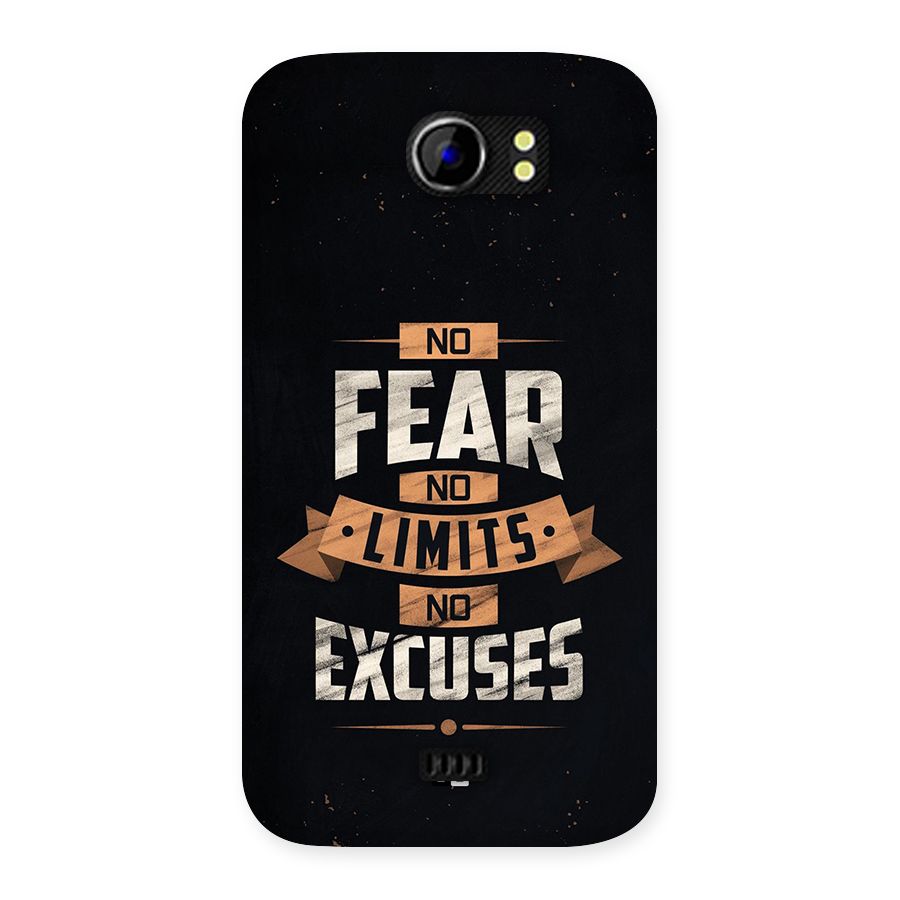 No Excuse Back Case for Canvas 2 A110