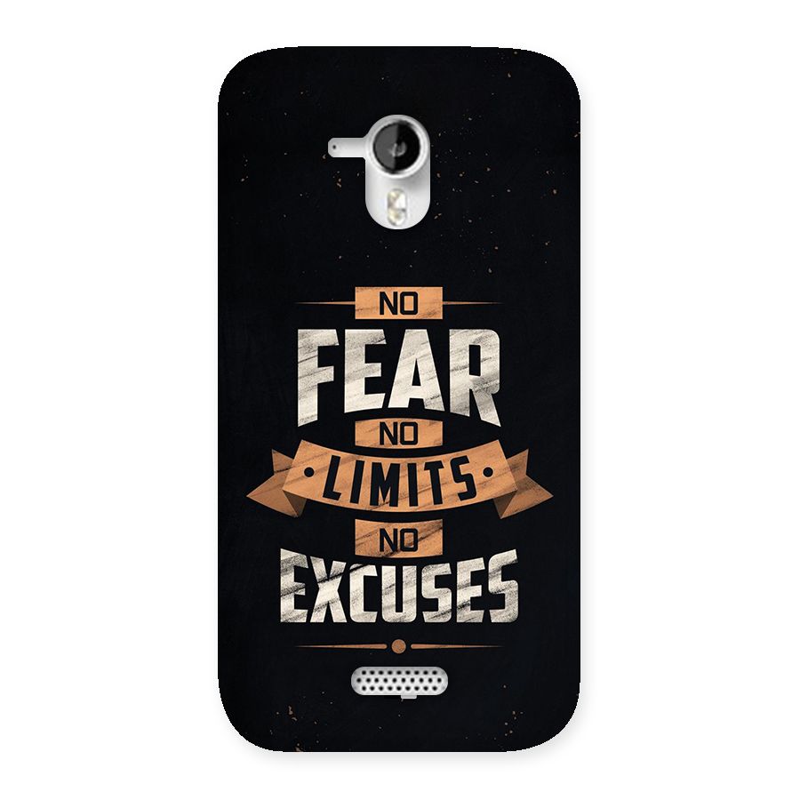 No Excuse Back Case for Canvas HD A116