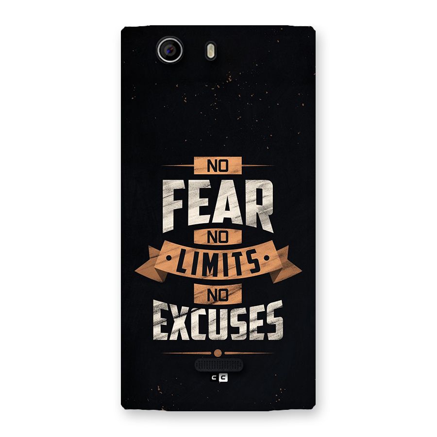 No Excuse Back Case for Canvas Nitro 2 E311