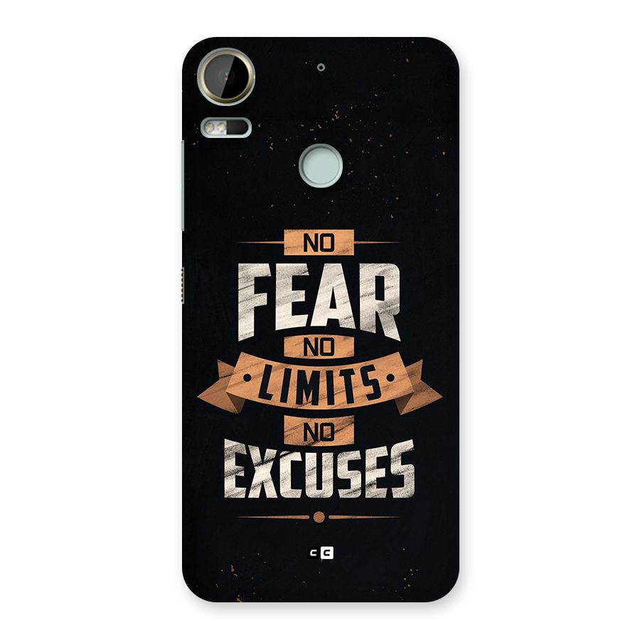 No Excuse Back Case for Desire 10 Pro