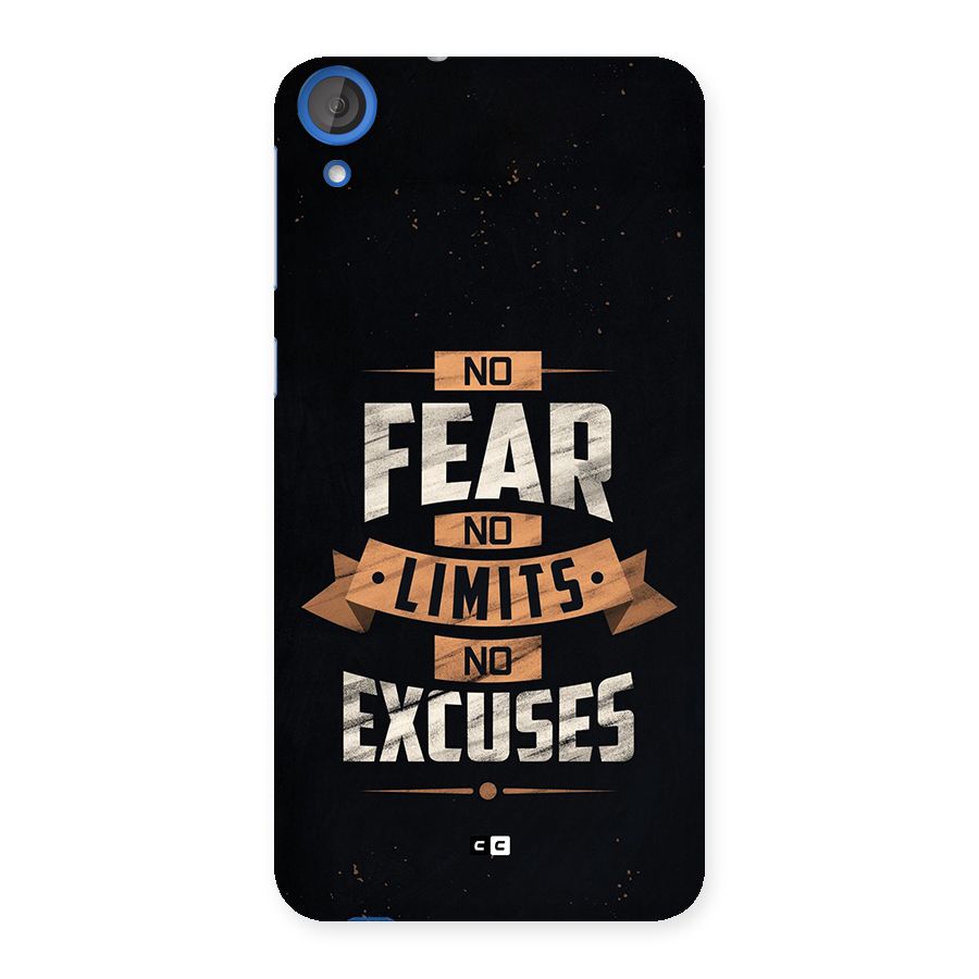 No Excuse Back Case for Desire 820