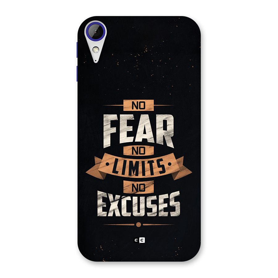 No Excuse Back Case for Desire 830