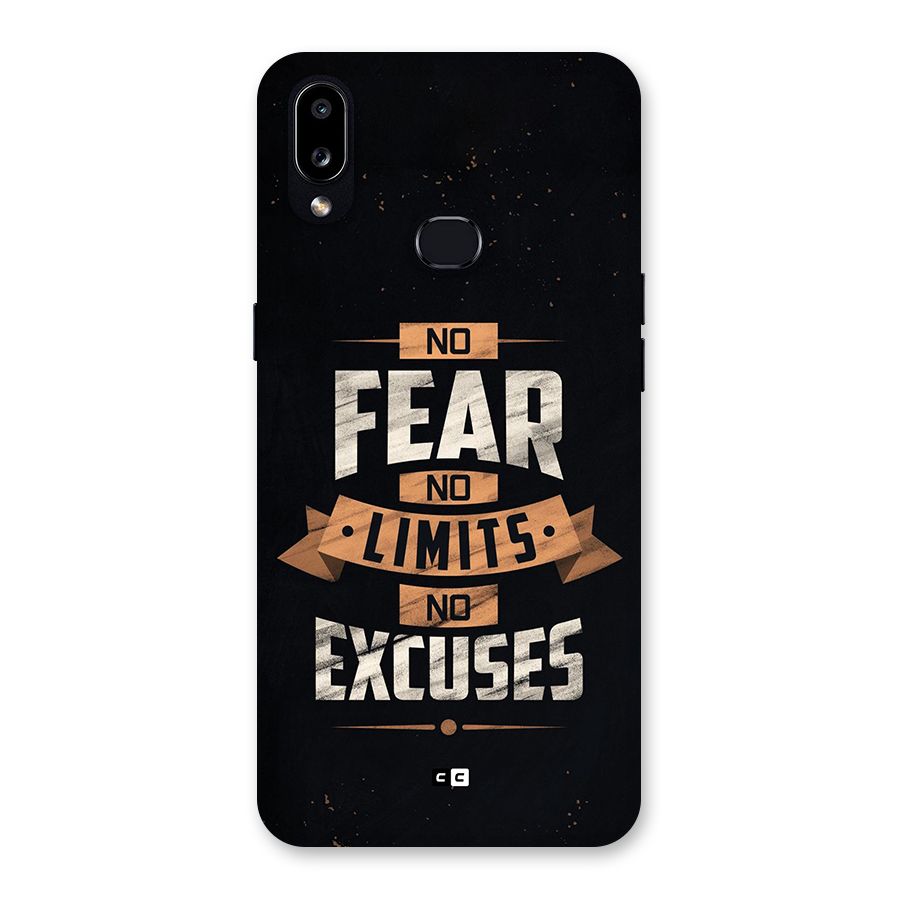No Excuse Back Case for Galaxy A10s