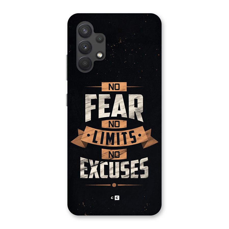 No Excuse Back Case for Galaxy A32