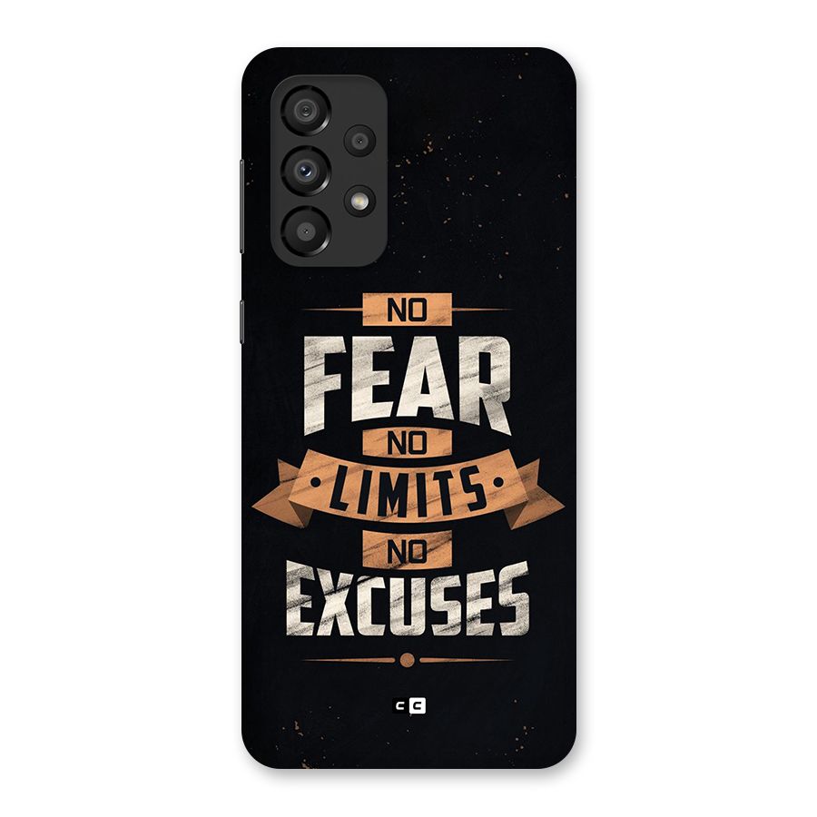 No Excuse Back Case for Galaxy A33 5G