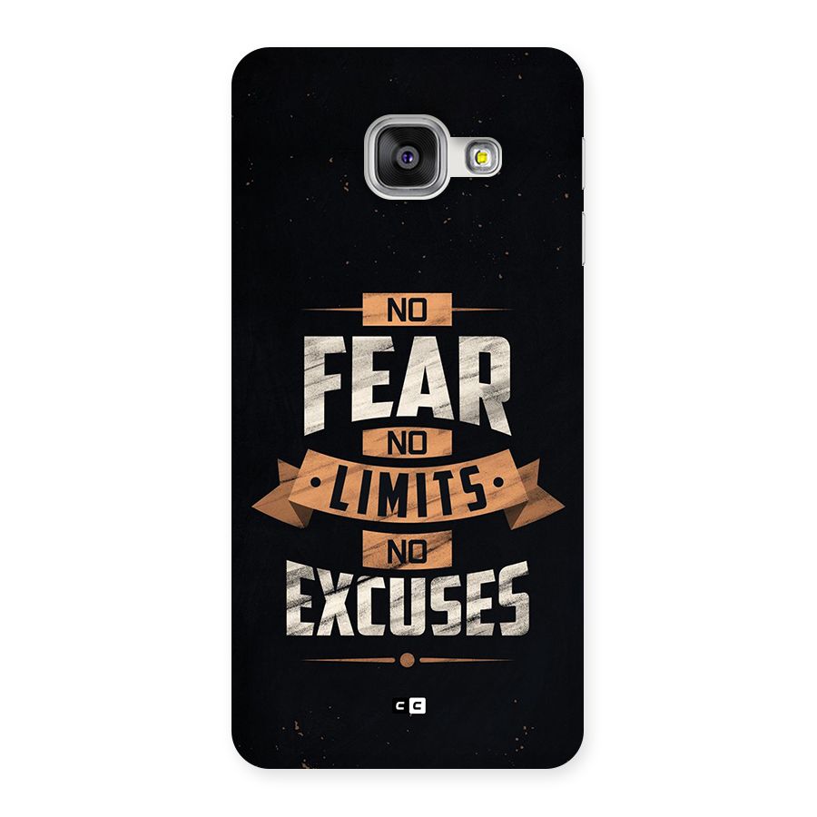 No Excuse Back Case for Galaxy A3 (2016)