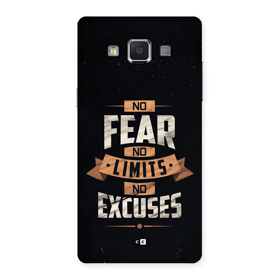No Excuse Back Case for Galaxy A5