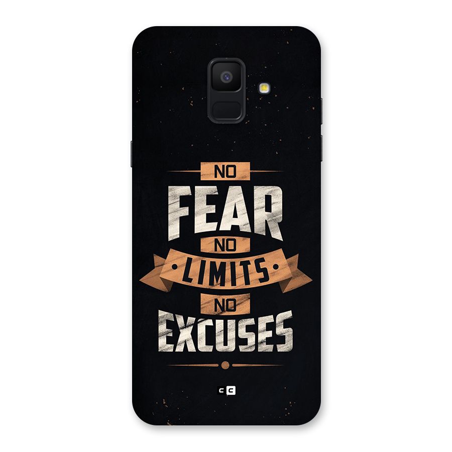 No Excuse Back Case for Galaxy A6 (2018)