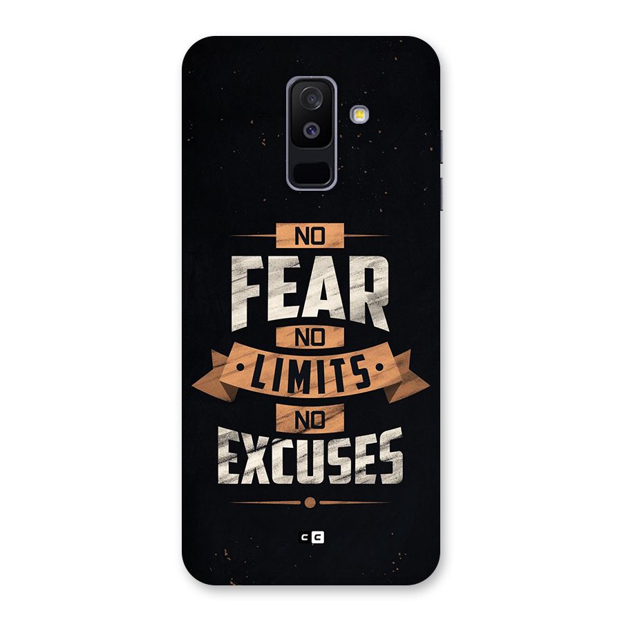 No Excuse Back Case for Galaxy A6 Plus