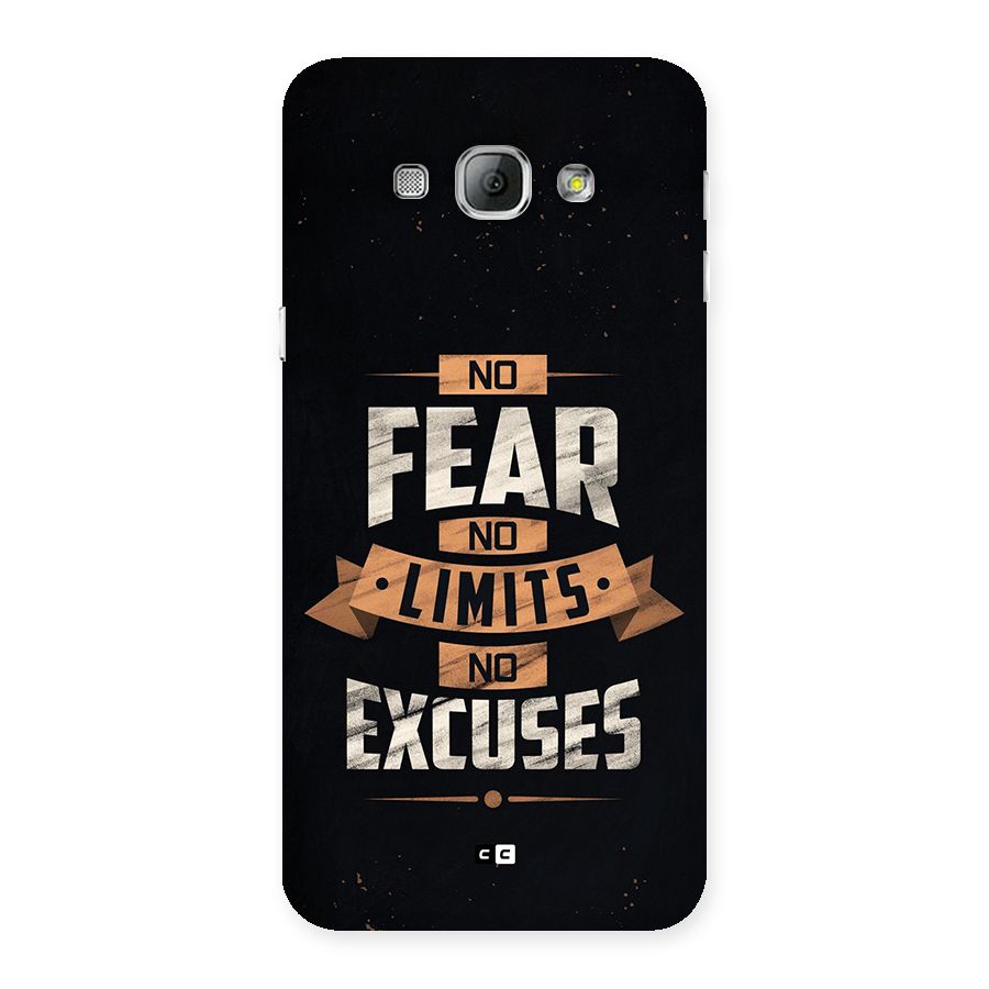 No Excuse Back Case for Galaxy A8