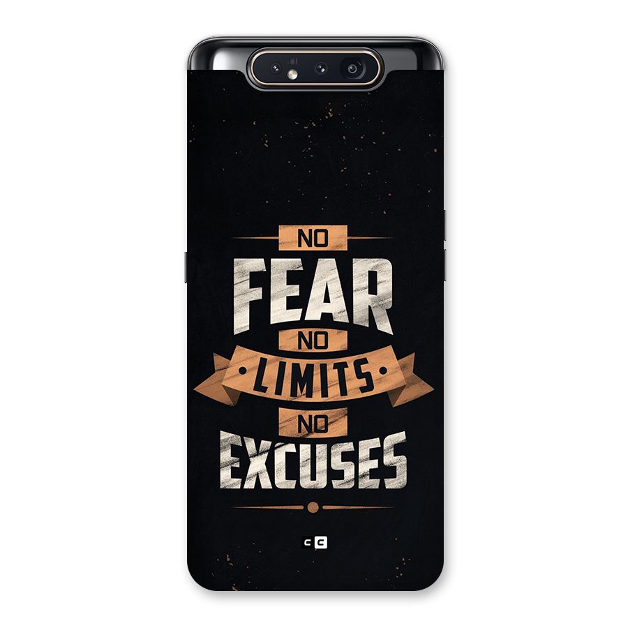 No Excuse Back Case for Galaxy A80