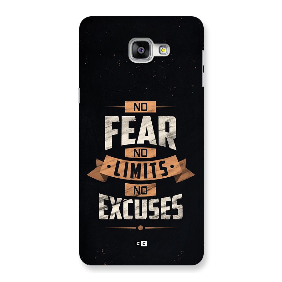 No Excuse Back Case for Galaxy A9